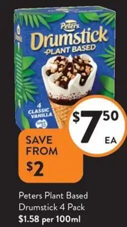 Foodworks Peters Plant Based Drumstick offer
