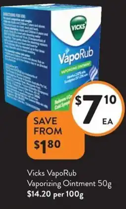 Vicks VapoRub Vaporizing Ointment