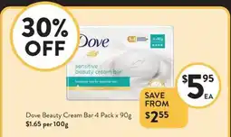 Foodworks Dove Beauty Cream Bar offer