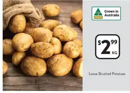Foodworks Loose Brushed Potatoes offer