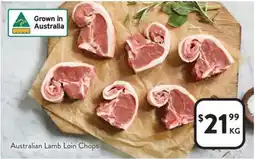Foodworks Australian Lamb Loin Chops offer
