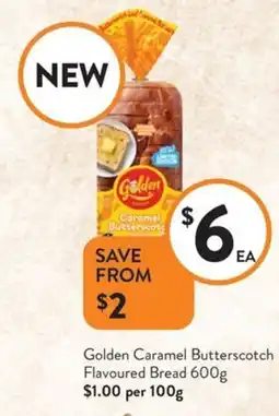 Foodworks Golden Caramel Butterscotch Flavoured Bread offer