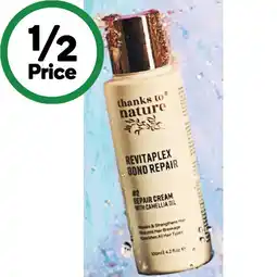 Woolworths Thanks To Nature Revitaplex Bond Repair #2 Repair Cream 100ml offer