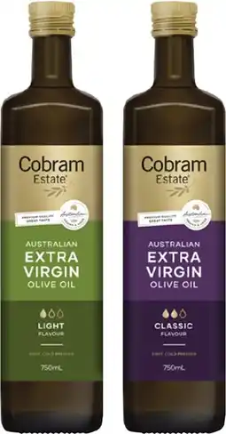 Coles Cobram Estate Olive Oil 750mL offer