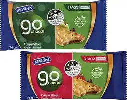 Coles McVitie's Go Ahead Biscuits 4 Pack 174g offer