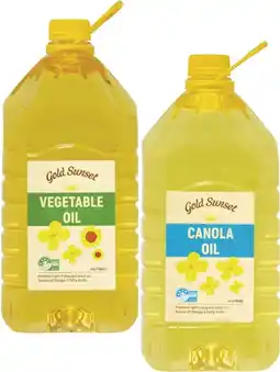 Coles Gold Sunset Oil 4 Litre offer