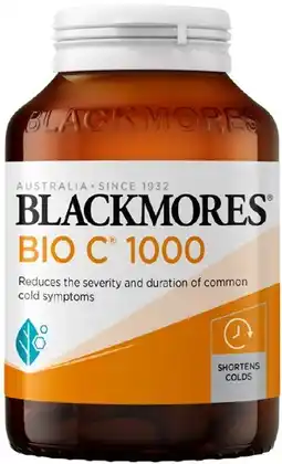 Coles Blackmores Bio C 1000mg Tablets 150 Pack offer