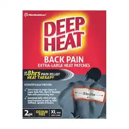 Woolworths Deep Heat Patches Pk 2 offer