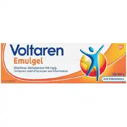 Woolworths Voltaren Pain Relief Gel 100g offer