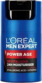 Coles L'Oréal Paris Men Expert Power Age Revitalising Moisturiser 50mL offer