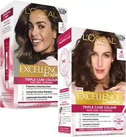 Coles L'Oréal Excellence Hair Colourant 1 Each offer