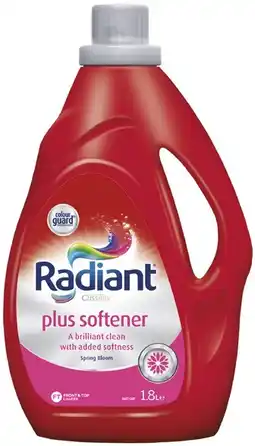 Coles Radiant Laundry Liquid 1.8 Litre offer