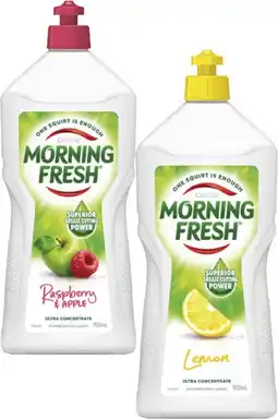 Coles Morning Fresh Dishwashing Liquid 900mL offer