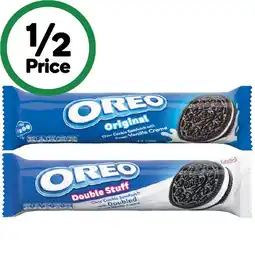 Woolworths Oreo or Oreo Double Stuff Cookies 128-131g offer