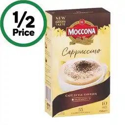 Woolworths Moccona Coffee Sachets Pk 8-10 offer