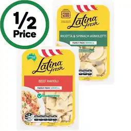 Woolworths Latina Fresh Filled Pasta Varieties 625g – From the Fridge offer