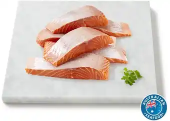 Coles Coles Tasmanian Fresh Salmon Portions Skin Off offer