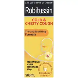 Woolworths Robitussin Cold & Chesty Cough Liquid 200ml offer