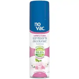 Woolworths No Vac Carpet and Fabric Sanitiser & Deodoriser 290g offer