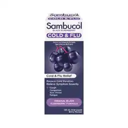 Woolworths Sambucol Cold & Flu Liquid 120ml offer