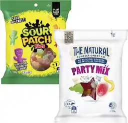 Coles The Natural Confectionery Co. 130g-230g or Sour Patch 190g offer