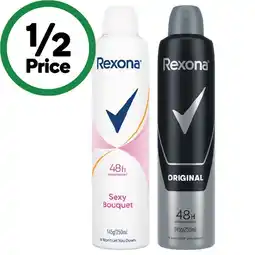 Woolworths Rexona Antiperspirant Deodorant 250ml offer