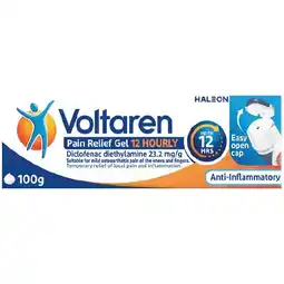 Woolworths Voltaren Pain Relief Gel 12 Hourly 100g offer