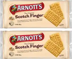 Coles Arnott's Scotch Finger Biscuits 250g offer