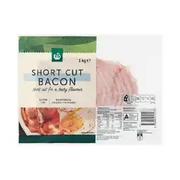 Woolworths Woolworths Shortcut Bacon 1 kg – From the Fridge offer