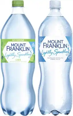 Coles Mt Franklin Sparkling Water 1.25 Litre offer