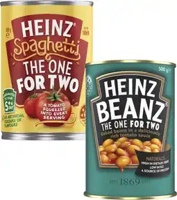 Coles Heinz Baked Beanz or Spaghetti 300g offer