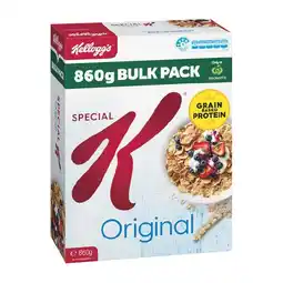 Woolworths Kellogg’s Special K Original Breakfast Cereal 860g offer