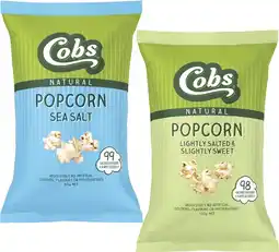 Coles Cobs Popcorn 80g-120g offer