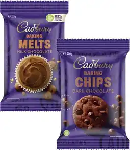 Coles Cadbury Baking Chocolate 180g-225g offer