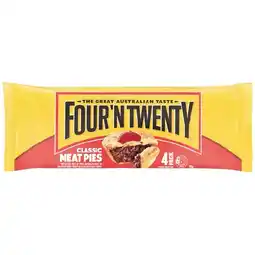 Woolworths FourβN Twenty Traditional Pies 700g Pk 4 β From the Freezer offer