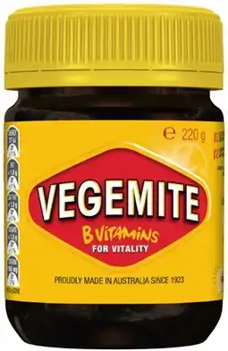 Coles Vegemite 220g offer