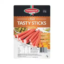 Woolworths D’Orsogna Tasty Sticks 200g – From the Fridge offer