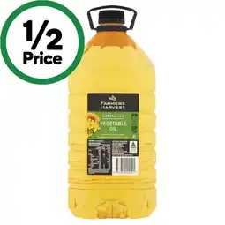 Farmers Harvest Canola, Vegetable or Sunflower Oil 4 Litres