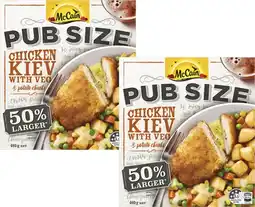 Coles McCain Pub Size Meal 480g-500g offer