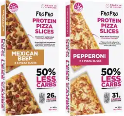 Coles FroPro Protein Pizza Slices 2 Pack 360g offer
