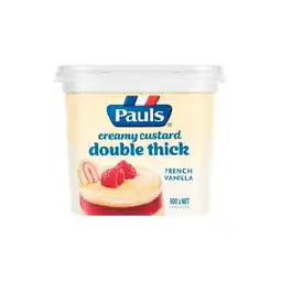 Woolworths Pauls Double Thick Custard 900g – From the Fridge offer