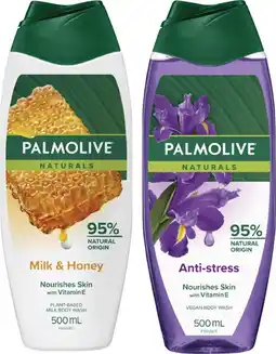 Coles Palmolive Naturals Body Wash 500mL offer