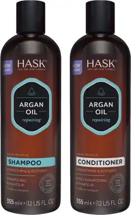 Coles Hask Shampoo or Conditioner 355mL offer