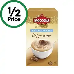 Woolworths Moccona Sugar Free Coffee Sachets Pk 10 offer