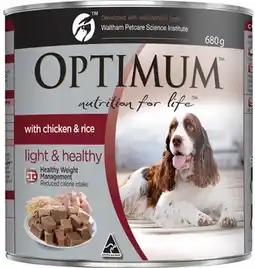 Coles Optimum Dog Food 680g-700g offer