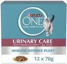 Coles Purina One Cat Food 12x70g offer