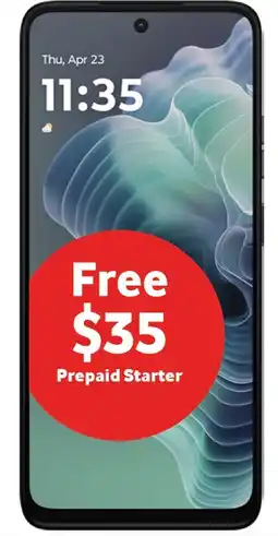 Coles Vodafone Motorola G35 5G offer