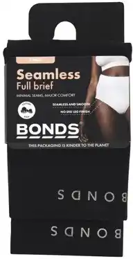 Coles Bonds Women's Seamless Full Brief 2 Pack offer