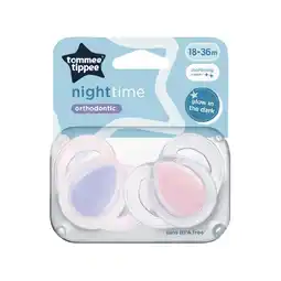 Woolworths Tommee Tippee Night-Time Soothers Pk 2 – Assorted offer