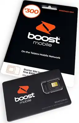 Coles Boost $300 SIM Pack offer